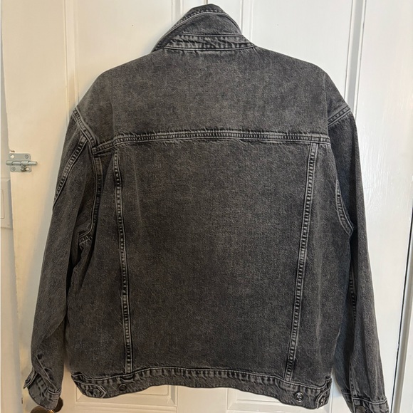 Anine Bing Charcoal Denim Jacket - Picture 4 of 6